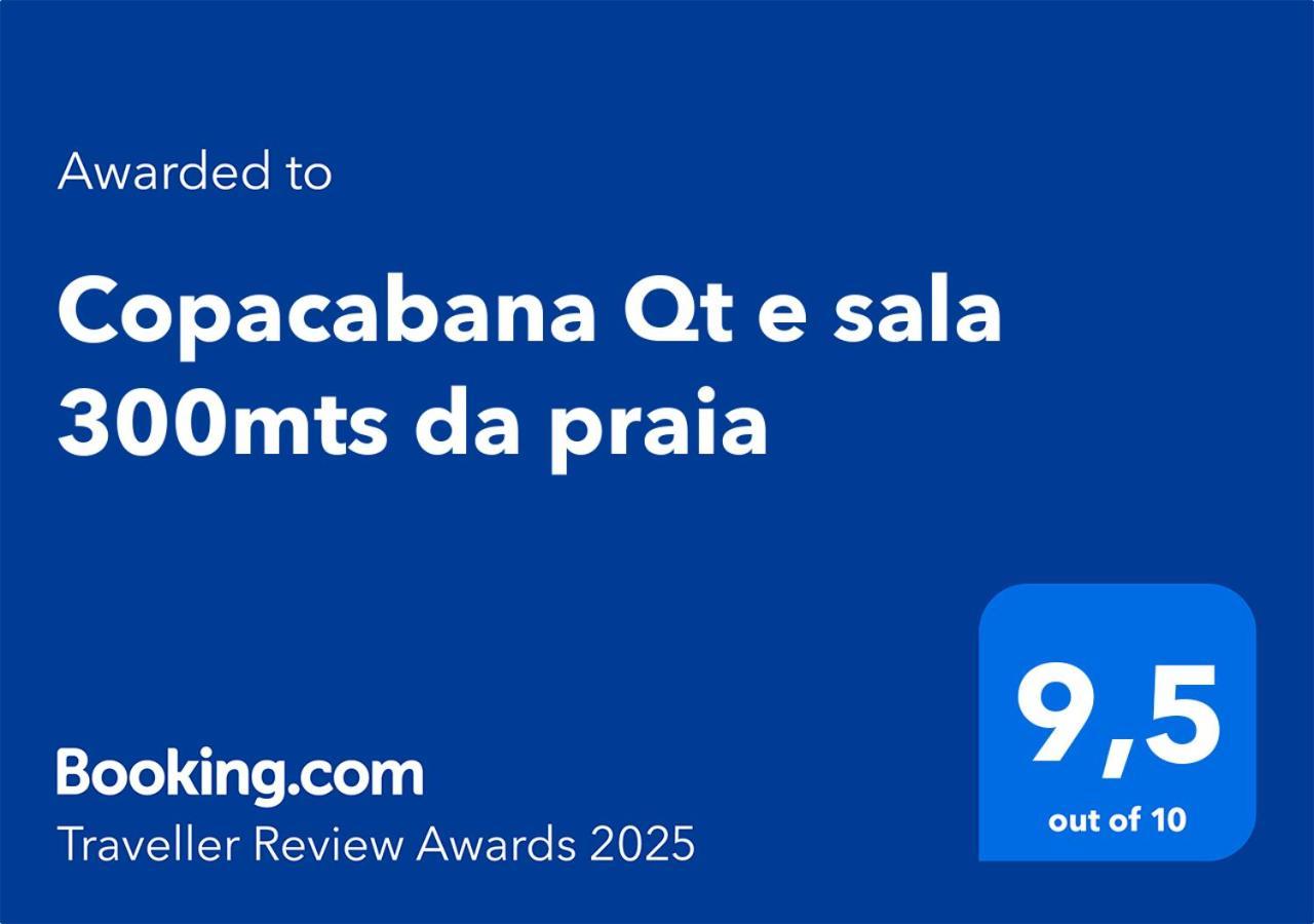 Apartamento Copacabana Qt e Sala a 3 quadras da praia e do Metrô - 250 MB Rio de Janeiro Extérieur photo